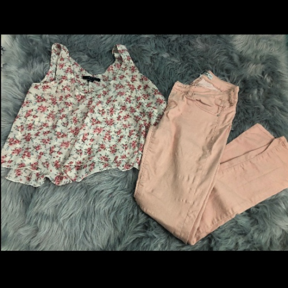 ❤️crop top and skinny jeans❤️